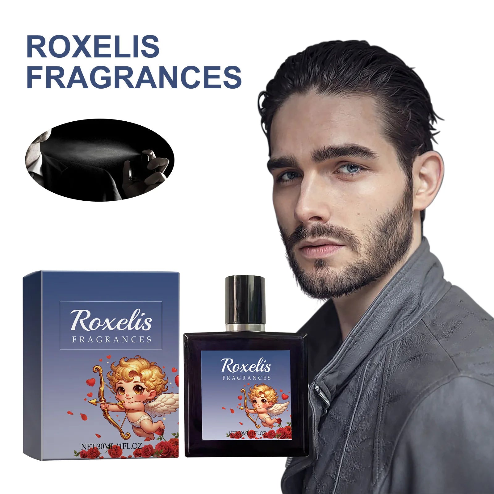 Roxelis 30ml Cupid Cologne – Refreshing Men’s Scent