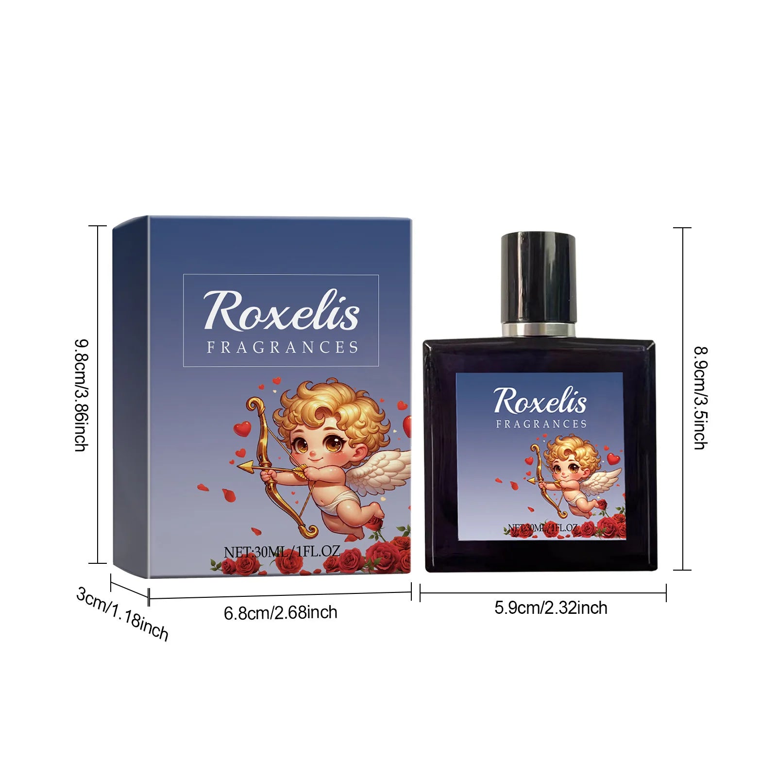 Roxelis 30ml Cupid Cologne – Refreshing Men’s Scent