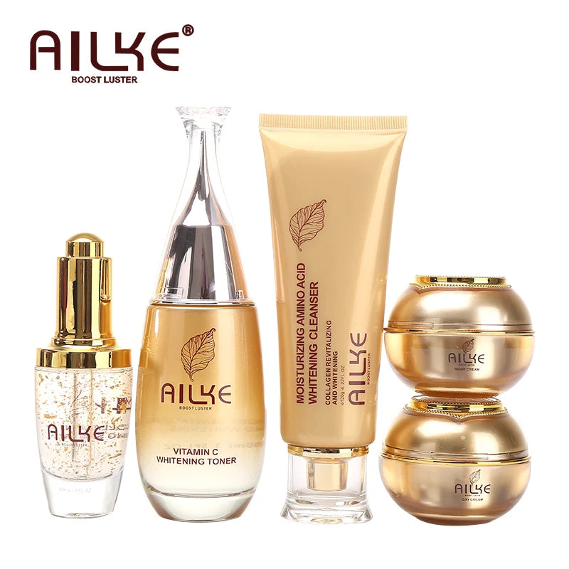 AILKE Cosmetics Whitening & Moisturizing Facial Skin Care Set