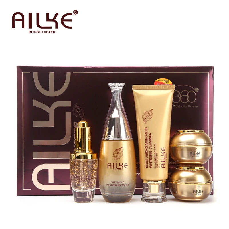 AILKE Cosmetics Whitening & Moisturizing Facial Skin Care Set