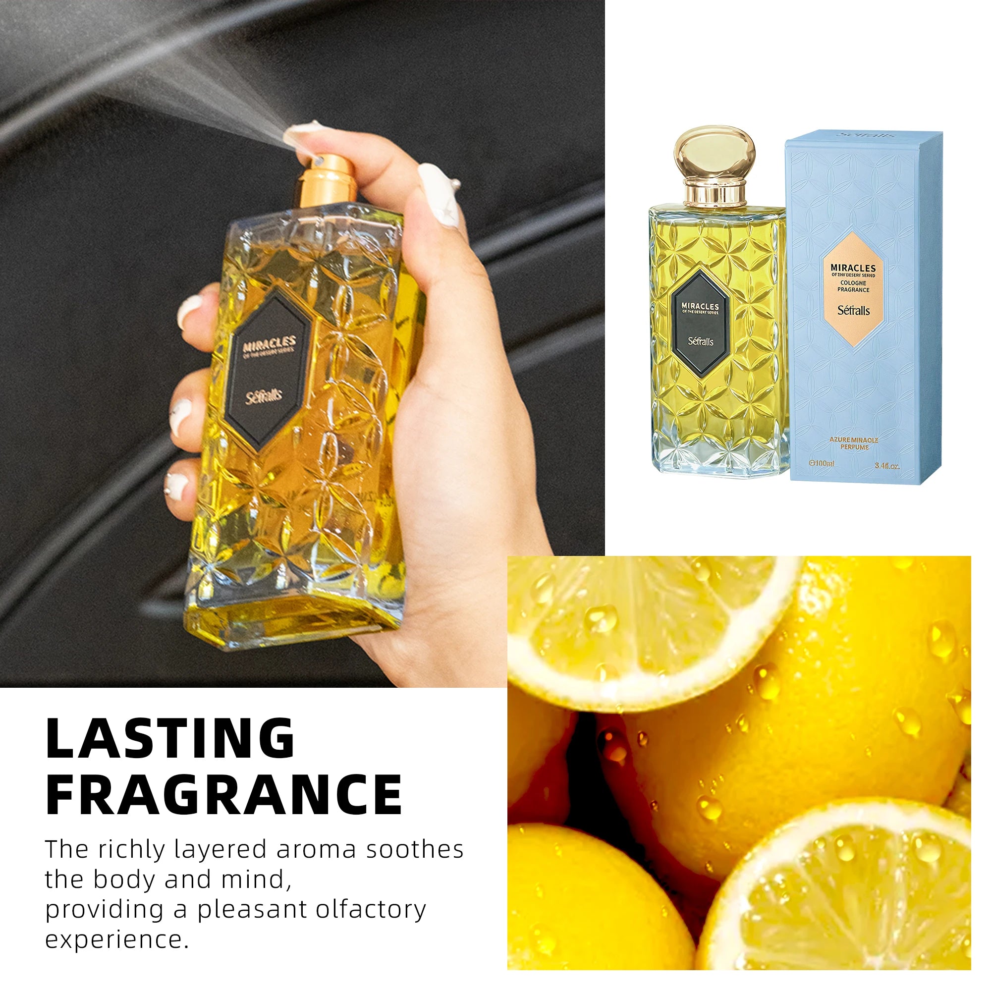 Séfralls Gentleman Cologne – Long-Lasting Fresh Spray