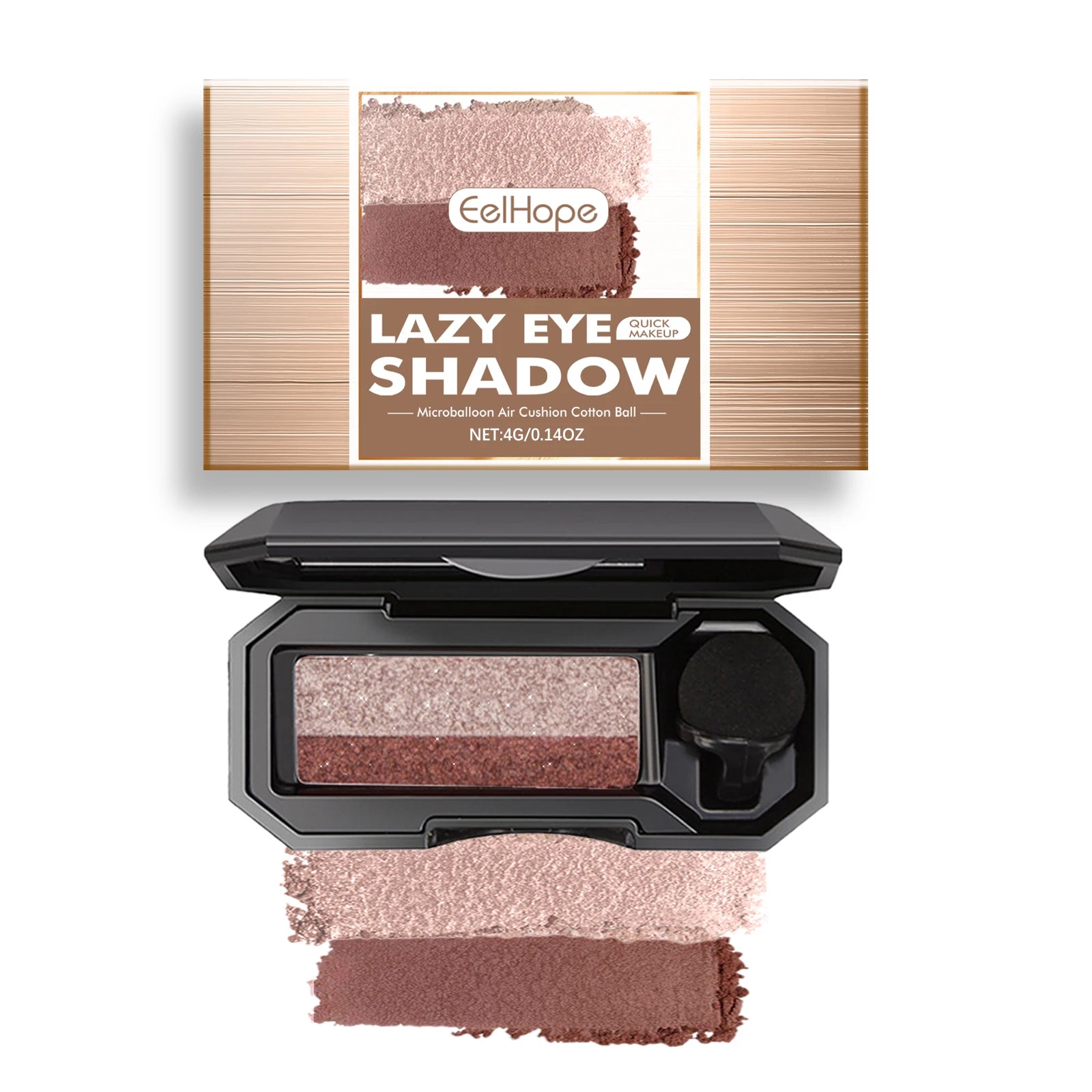 Two-Color Matte Eyeshadow Tray – Long-Lasting Korea Makeup