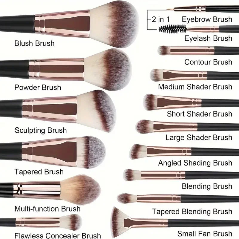 3 or 20PCS Professional Makeup Brush Set