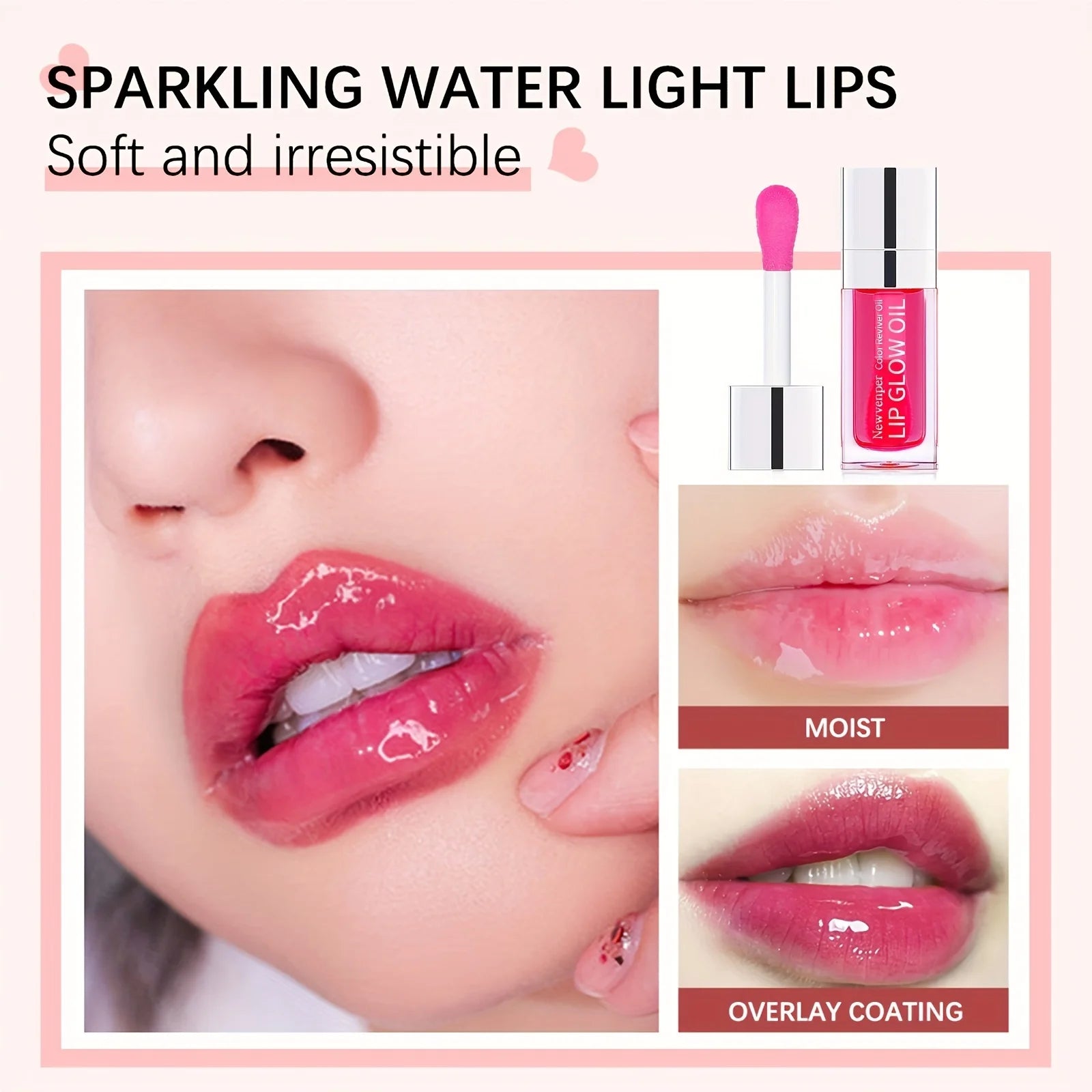 Hydrating Lip Glow Oil – Plumping Gloss Balm
