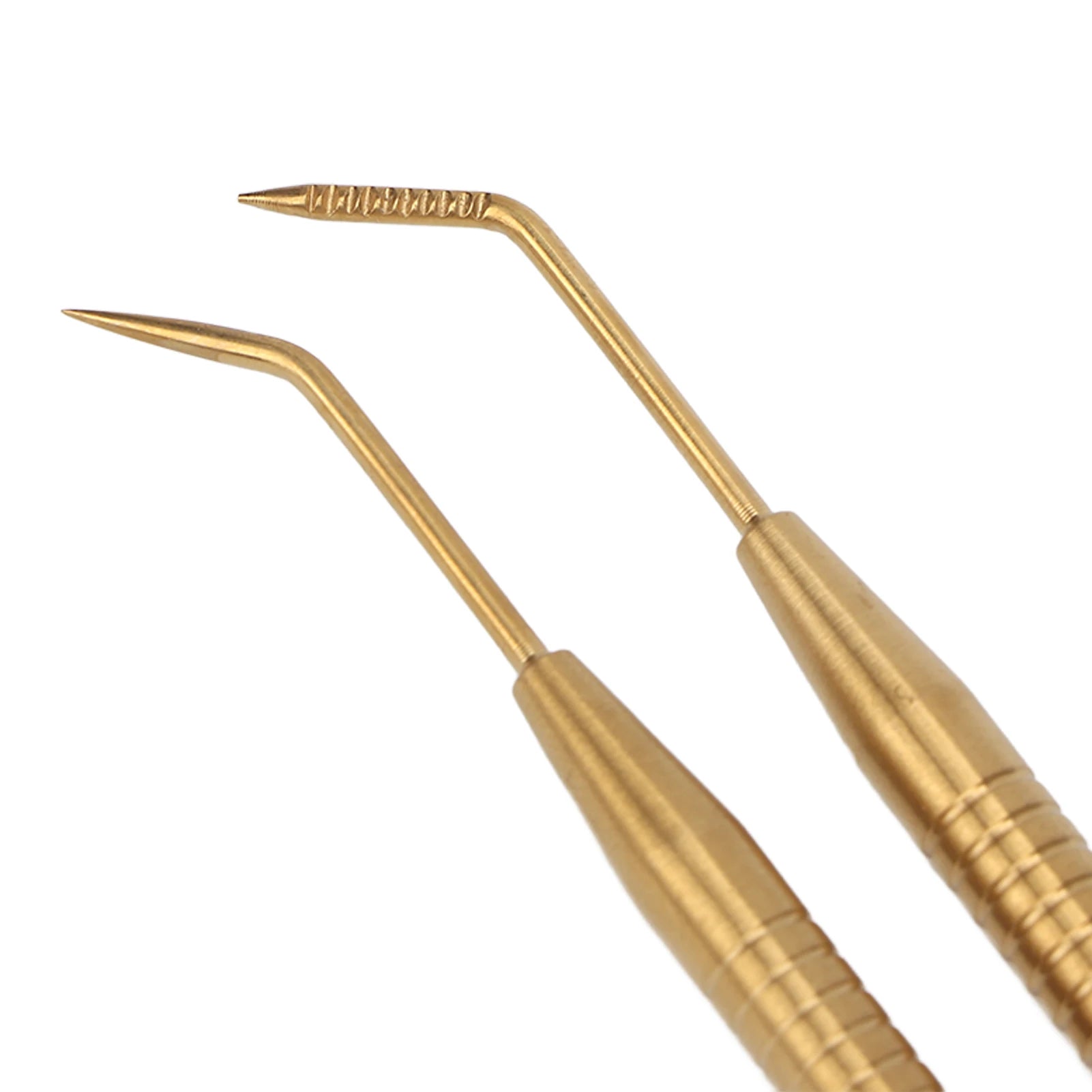 2PCS Double-Headed Stainless Steel Eyelash Lift Separators - Gold