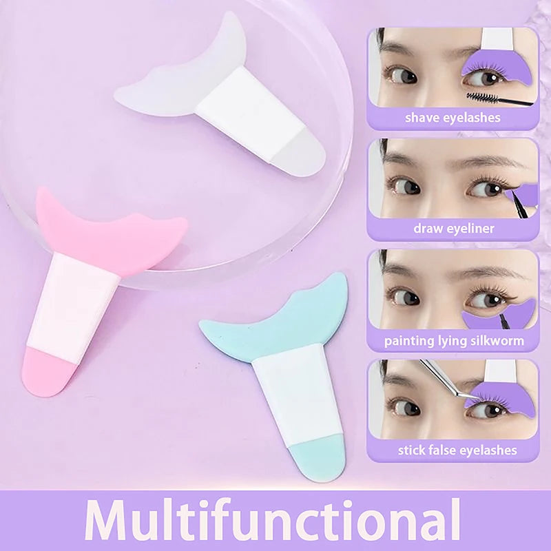 Multifunctional Silicone Eyeliner & Lash Applicator Template