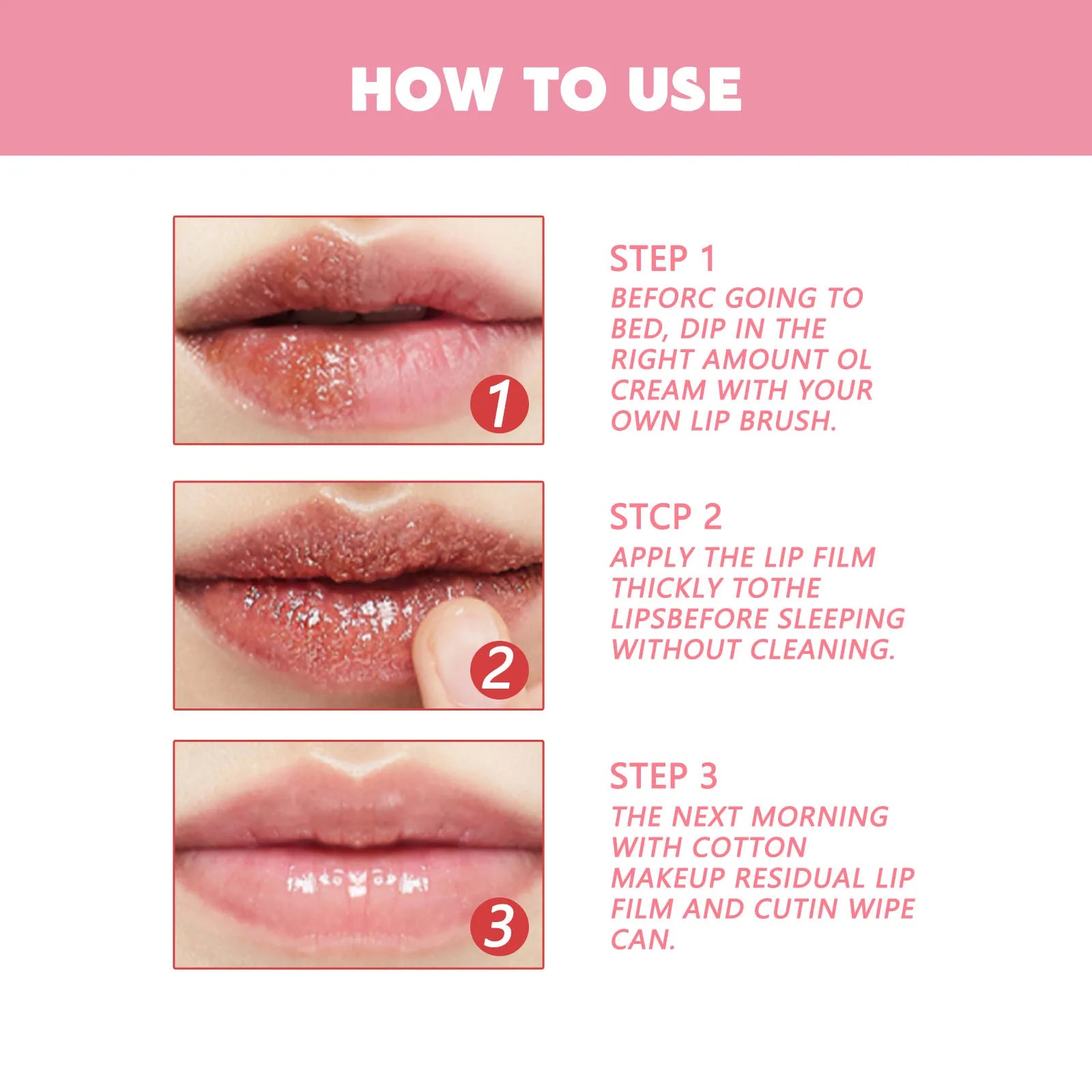 EELHOE Pink Lip Scrub – Exfoliate & Moisturize