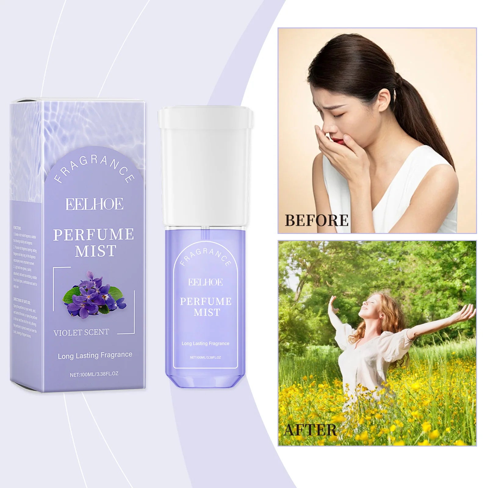 EELHOE Violet Pheromone Body Perfume Spray